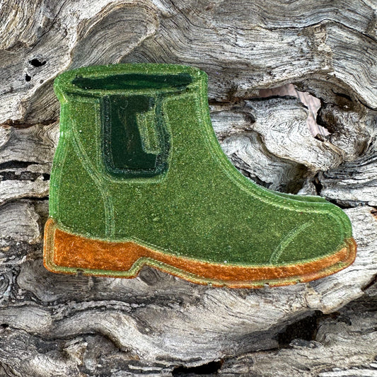 Small Merry Boot Shaped Tag