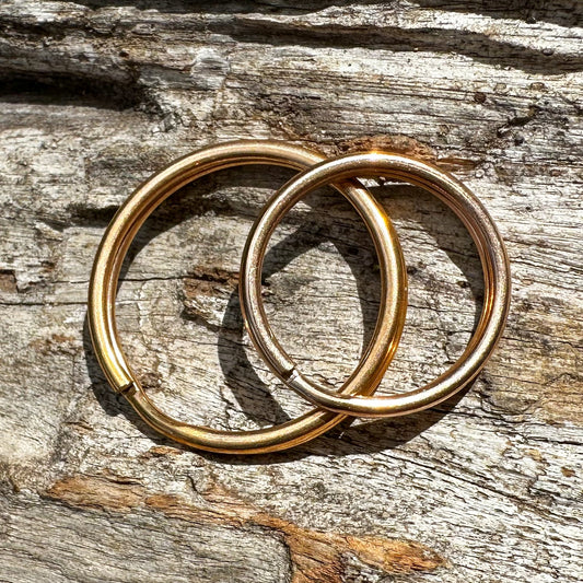 Gold Split Ring (stainless steel)
